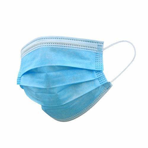 Medichief Type IIR Disposable Medical Face Masks | Non Sterile Medical Face Mask (Pack of 50 Pcs) | Certified Triple Layer (3 Ply) Face Mask With Elastic Ear Loops MMM1 2