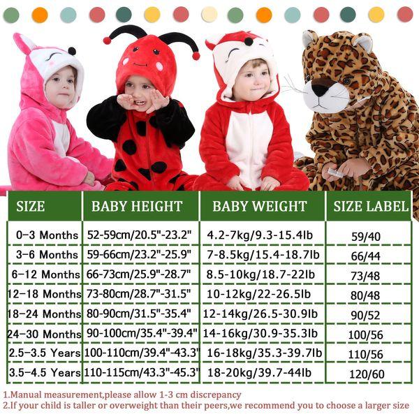 Doladola Baby Boys Girls Cartoon Animal Hooded Onesies Infant Pajamas Romper(0-3 Months,Green Dinosaur) 2