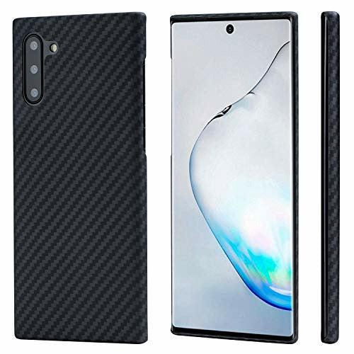 PITAKA Samsung Note 10 Case Samsung Galaxy Note 10 Phone Case Ultra Thin and Light MagEZ Case in Aramid Fiber Magnetic Design for Car Charger Rugged Hard Cover - Black/Gray 0