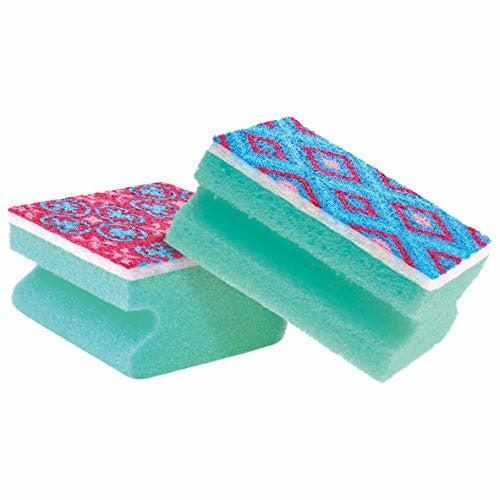 Spontex 2 Non Scratch Washups Mosaik Sponge Scourers, 10 Packs (20 Sponge Scourers) 1