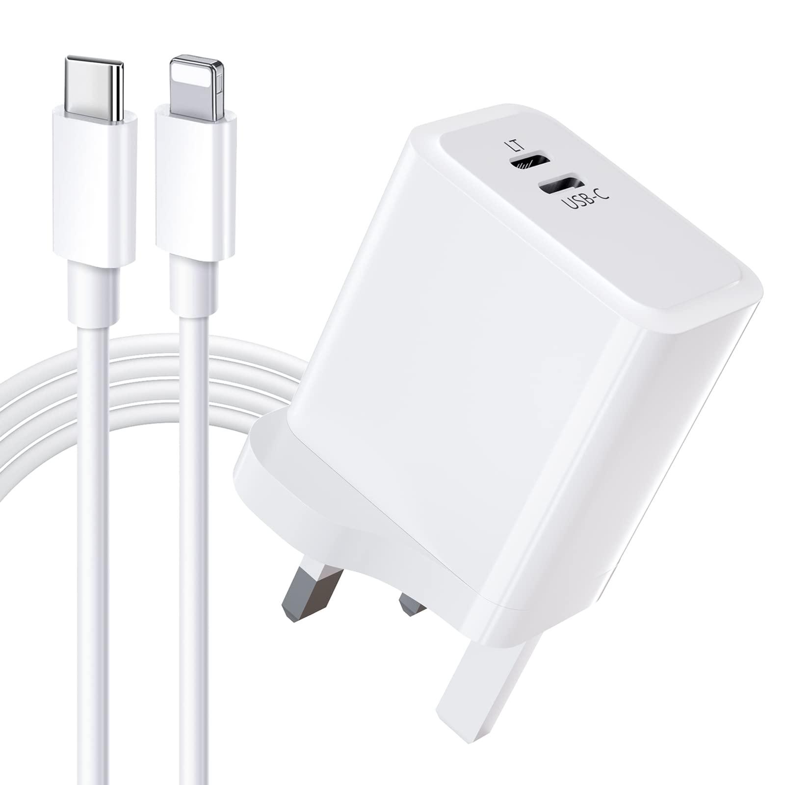 iPhone Fast Charger, 20W USB C Plug with iPhone Charger Cable 1M, iPhone Charger with iPhone Charger Cable for iPhone 15/14/ 13/12/ 11 0