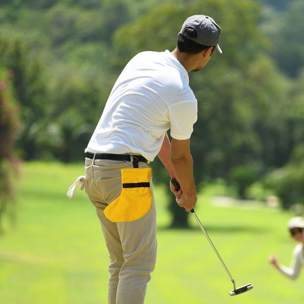Golf Ball Storage Bag Holder,Portable Golf Ball Pocket Holder Bag,Funny Golf Ball Pouch,Pocket Holder Bag for Golf Ball,Golf Tee Pouch with Hanging Clip,Golfing Accessories,for Dad,Grandpa Golf Gift 4