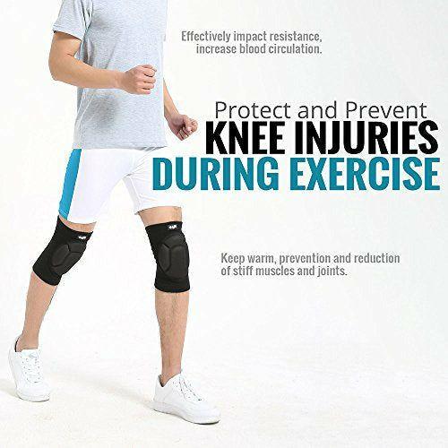 Bodyprox Protective Knee Pads, Thick Sponge Anti-Slip, Collision Avoidance Knee Sleeve (Large) 2