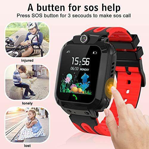 LDB Kids SmartWatch, Waterproof LBS/GPS Tracker, Touch Screen SOS, Two Way Call Game, Available for Android, iOS Phone 1