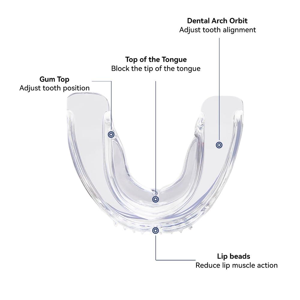 Keepaty Mouth Guard for Teeth Grinding,3 Pack Sleep Mouth Guard, Correct Tooth Surface and Improve Occlusal,Used to Prevent Teeth Grinding During Sleep 1