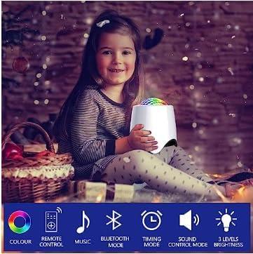 Star Projector, 3 in 1 LED Sky Projector with 14 Projection Effects, Music Speaker, Sky Star Lite Light, Nebula Cloud, Galaxy Starry Night Light Projector for Baby Bedroom Christmas Gift 3