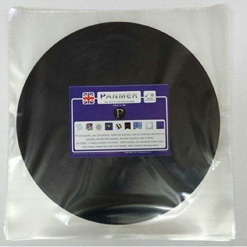 12" inch Vinyl Record 450 Gauge Polythene Sleeves Premium Quality Pack of 100 1
