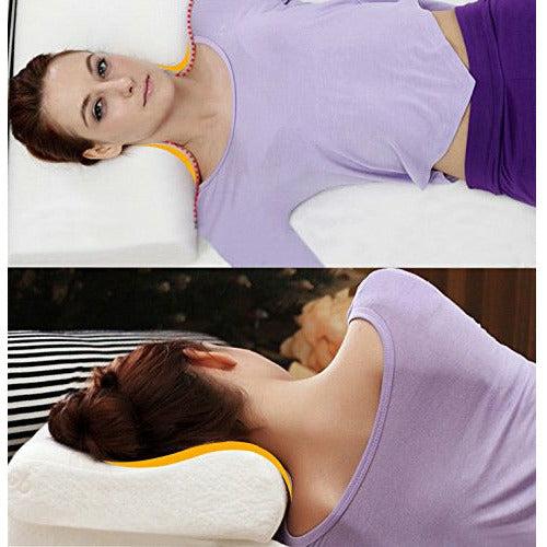 Ecosafeter Contour Memory Foam Pillow- Cervical Orthopedic Deep Sleep Neck Pillow, Prime Soft Supportive Washable Hypoallergenic Pillow Not Standard Size Pillow 3