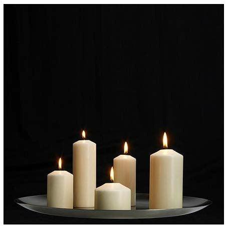 Ikea 3 x Unscented block candle, set of 5, natural 1