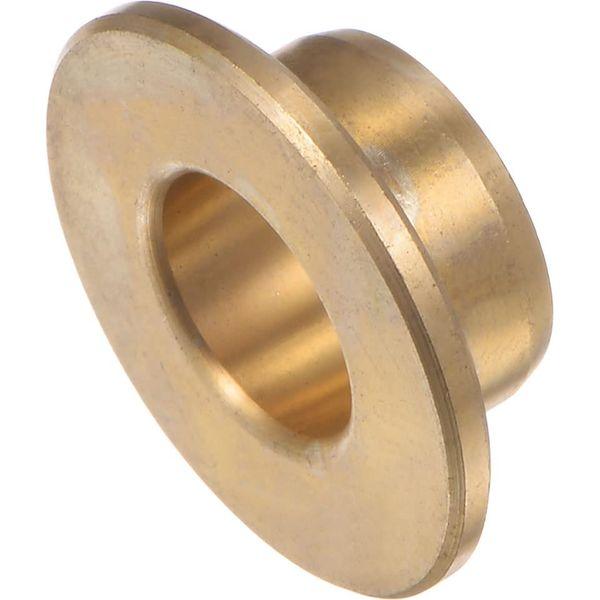 sourcing map 2pcs Flange Bearing Sleeve 10mm Bore 14mm OD 8mm Length 2mm Flange Thickness Bronze Bushing Self-Lubricating Bushings Sleeve for Industrial Equipment 3
