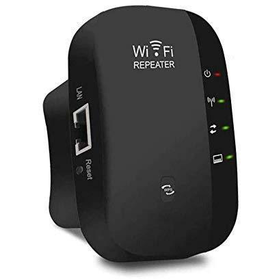 YONETO WiFi Signal Extender,300Mbps Wireless Internet Signal Booster Wi-Fi 2.4GHz Network Blast,wifi cover wide range, WiFi Signal Amplifier Supports RP/AP Mode,Black 0