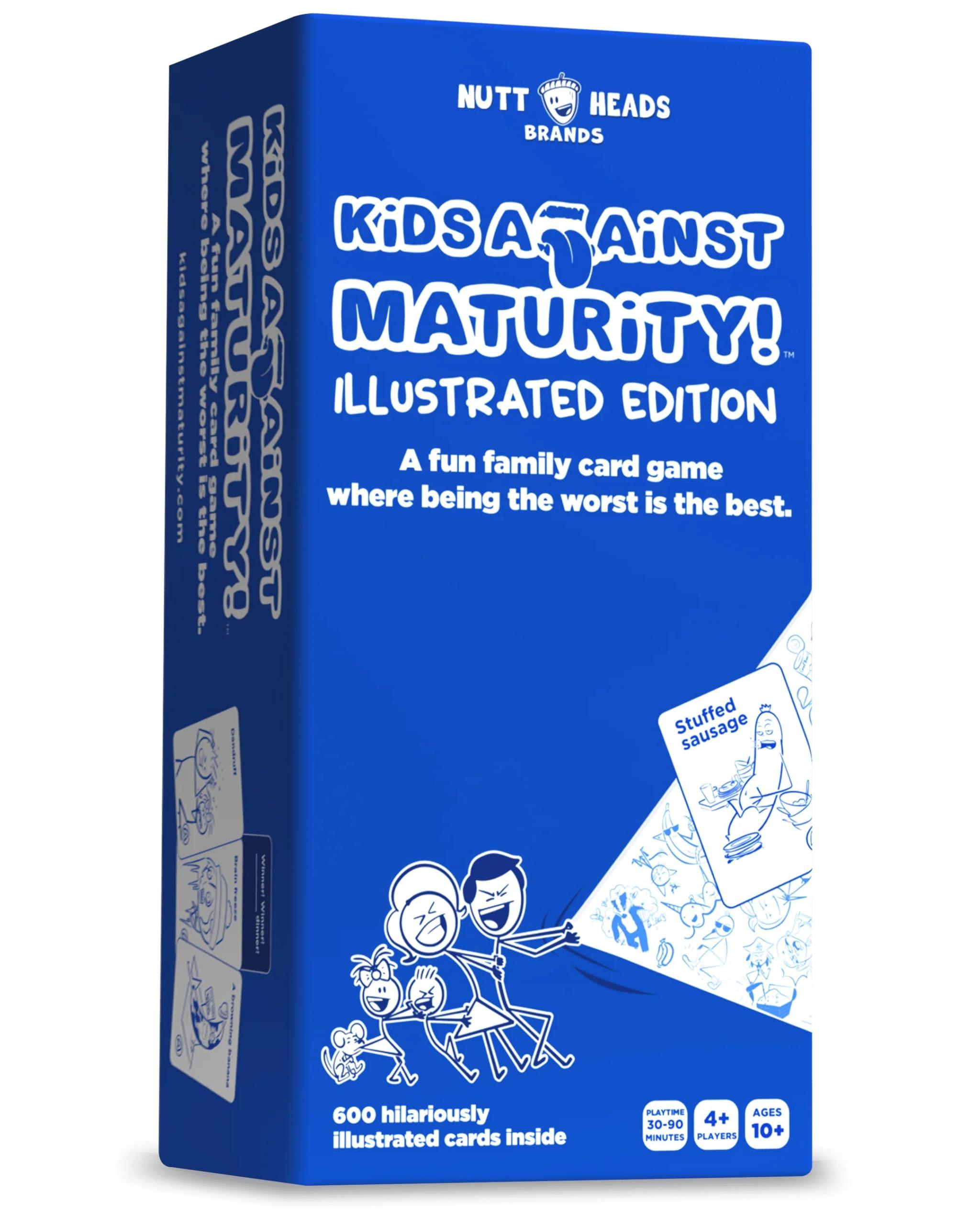 Kids Against Maturity: Card Game for Kids and Families, Super Fun Hilarious for Family Party Game Night 0