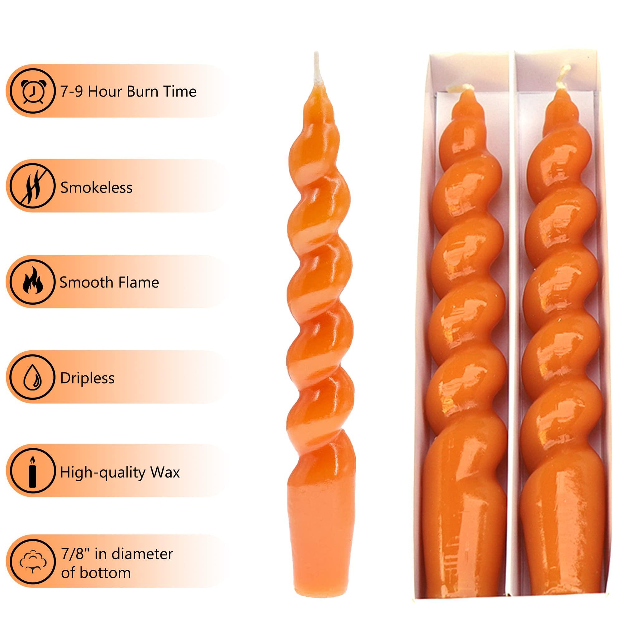 Gedengni Taper Candles Applique Long Candles Sticks (TP-White-FL4) 4