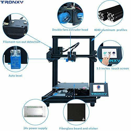 TRONXY XY-2 PRO With Titan Extruder 3D Printer Prusa I3 255 * 255 * 245mm, Filament Detector and Auto level, For Beginner, Education and Home, PLA PETG TPU 2