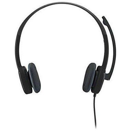 Logitech H151 Wired Headset, Stereo Headphones with Rotating Noise-Cancelling Microphone, 3.5 mm Audio Jack, In-Line Controls, PC/Mac/Laptop/Tablet/Smartphone - Black 2