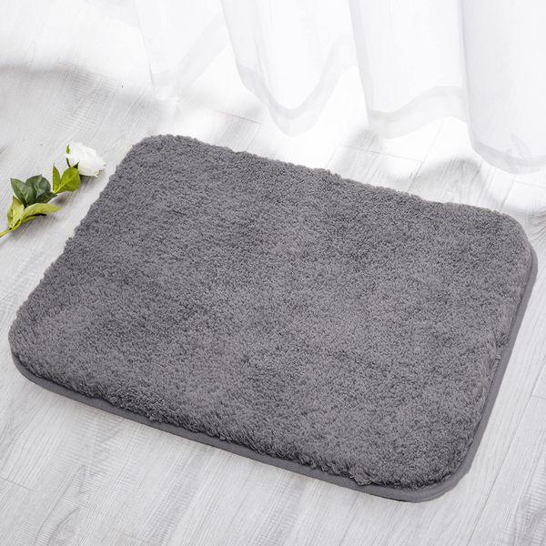 TiRiSMART Rugs Living Room 120x80cm Fluffy Rugs for Bedroom Area Rugs Washable Soft No Slip Non Shedding Suitable Sofa Coffee Table Hallway Tub Doorways (Dark Grey)… 1