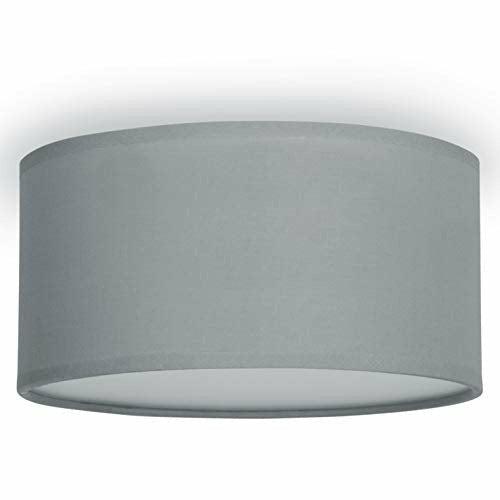 Smartwares Ceiling Light, Grey 20cm, A+, Fabric, E14, 40 W 0