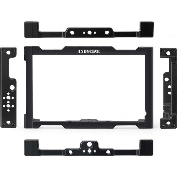 ANDYCINE 6 Inch Monitor Cage Aluminium Alloy Monitor Cage with HDMI Cable Clamp for FEELWORLD LUT6 LUT6S CUT6 and ANDYCINE C6 C6S C6R 4