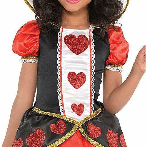 amscan 847243-55 Queen of Hearts Costume Age 8-10 Years - 1 Pc 2