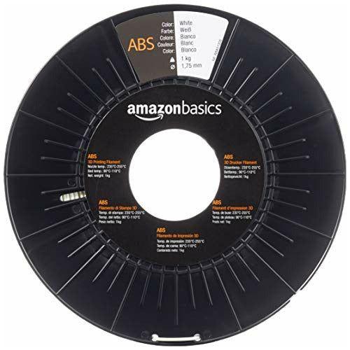 AmazonBasics ABS 3D Printer Filament, 1.75mm, White, 1 kg Spool 4