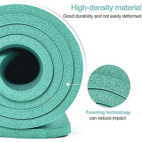 Tenboom Yoga Mat, Thick 10mm Exercise Mat For Home Gym Mat for Man or Woman, Eco Friendly, Non-Slip Thick Yoga Mat with Carry Strap for Yoga, Pilates and Gymnastics 4