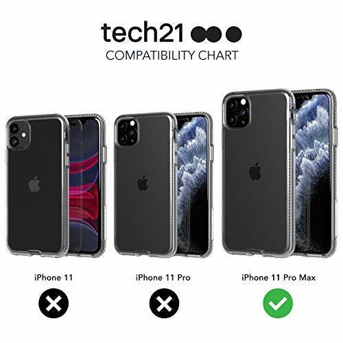 Tech21 Protective Apple iPhone 11 Pro Max Ultra Thin Back Cover with BulletShield Protection - Pure Clear - Transparent 1