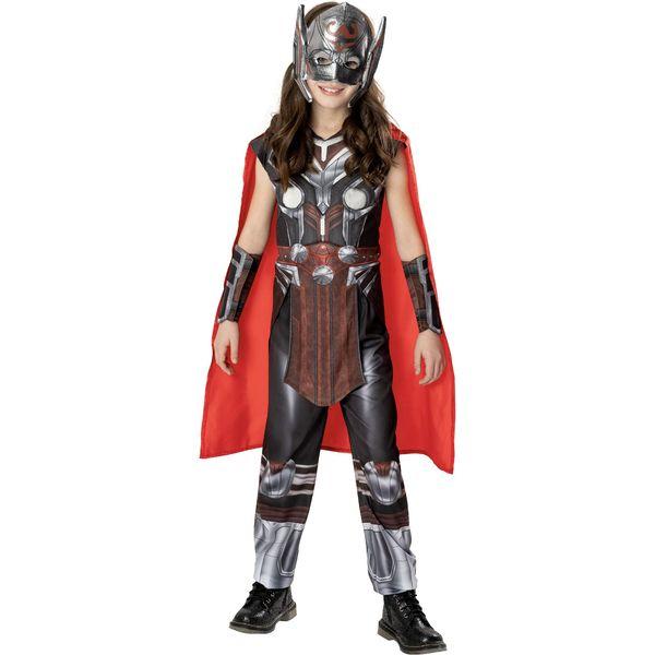 Rubies Official Marvel Thor: Love and Thunder Mighty Thor Deluxe Child Costume, Kids Fancy Dress, Age 5-6 years 0