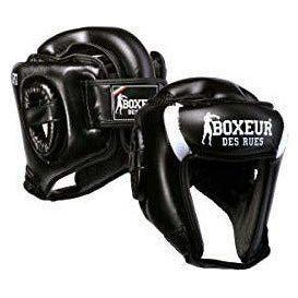 BOXEUR DES RUES - Open-face Headguard In Black, Unisex 2