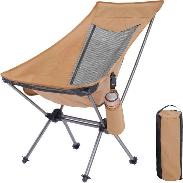 MLA Folding Camping Chairs, LAMA Lightweight Camping Chairs, Portable Collapsible Packable Camp Chair, Compact Backpacking Camp Chairs with Carry Bag for Outdoor, Camp, Fishing, Hiking, Beach, Picnic