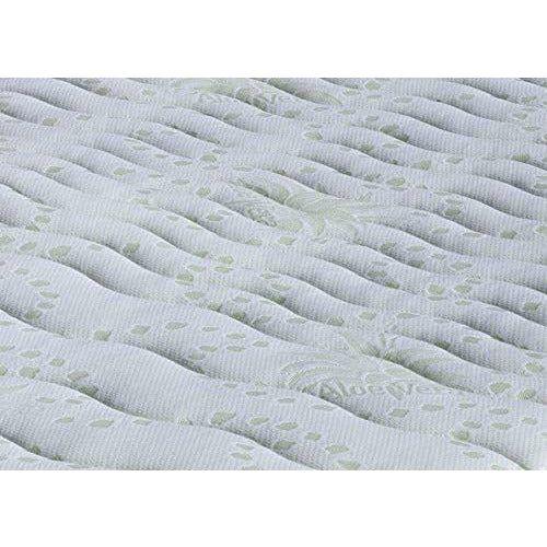 BONEX Comfort Mattress Cover Polyester White and Green 90 x 200 cm 13-15 cm Height 2