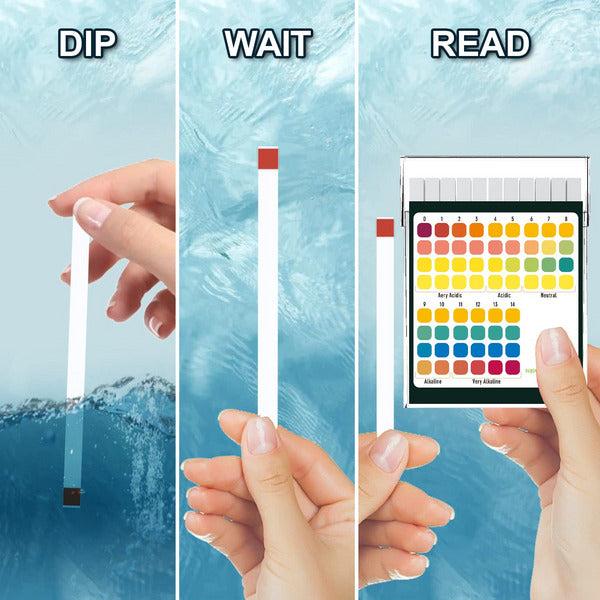 EASYTEST pH Test Strips 0-14/4.5-9.0 ,200 Strips,Accurately Monitor Tests Saliva and Urine Body pH Levels for Water with Soil Alkaline Acid Levels Testing 2