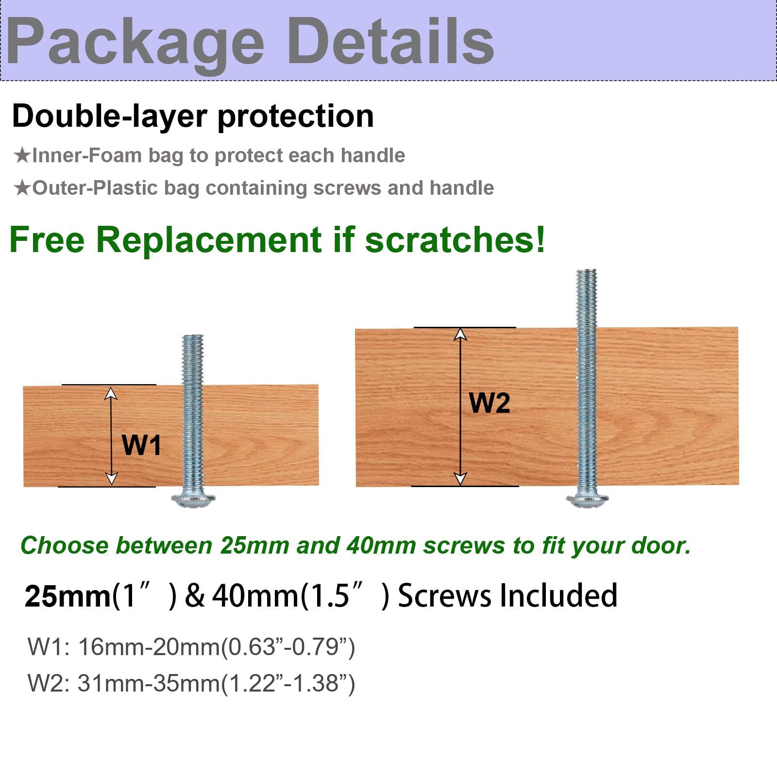 AITITAN 10 Pack Gold Cupboard Handles - 160mm Hole Spacing (210mm Length) Kitchen Cupboard Handles Gold Wardrobe Handles and Gold Drawer Handles for Cupboards Drawers 4