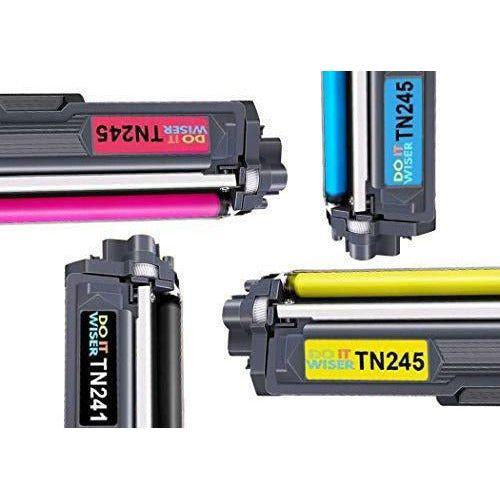 Do it wiser Compatible Toner Cartridge Replacement for Brother TN241 TN245 for DCP-9020CDW DCP-9015CDW HL-3140CW HL-3150CDW 3170CDW MFC-9340CDW 9140CDN 2