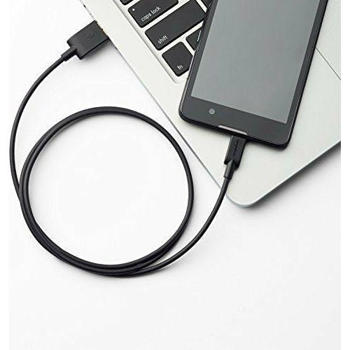 AmazonBasics USB 2.0 A-Male to Micro B Cable, 3 feet, Black 2