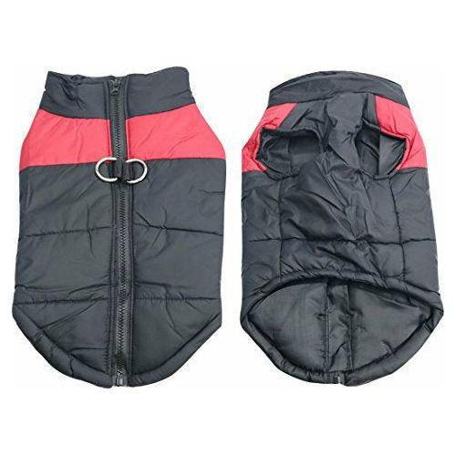 Idepet(TM Pet Dog Winter Coat Waterproof Clothes for Small Medium large Pet Dog Cat Size S M L XL XXL 3XL 4XL 5XL (M, Red) 3