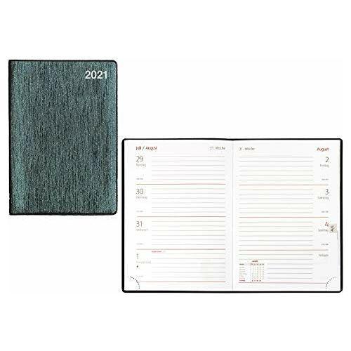 Idena 10969 - Pocket Diary 2021, DIN A6, FSC Mix, Glamour Green, 1 Piece 2