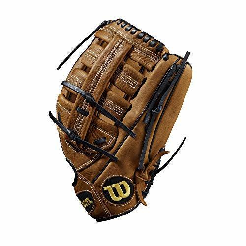 Wilson Baseball Glove, WILSON A900, 12.5 Inch, All positions,right hand glove, Leather, Brown, WTA09LB20125 1