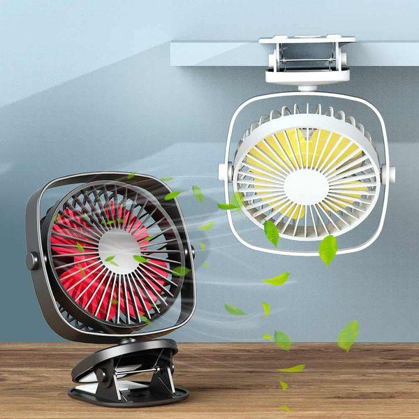 VersionTech Clip on Stroller Fan, Mini Personal Desk Fan with USB Rechargeable Battery Operated and 360° Rotation for Home Room Baby Bed Office Car Outdoor (Black) 1