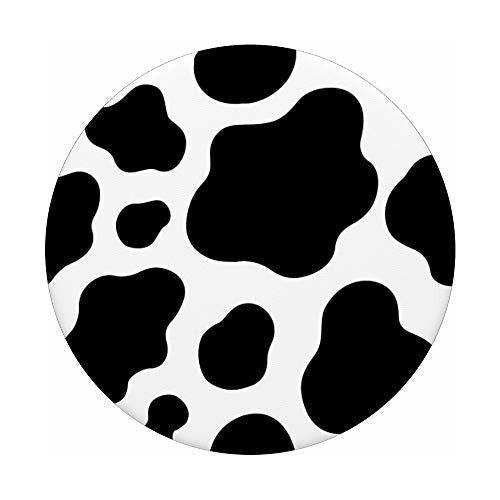 Cute Cow Print Black & White Cow Pattern Spots Love Cows PopSockets PopGrip: Swappable Grip for Phones & Tablets 2