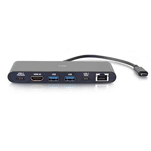 C2G 88846 USB-C Docking Station with 4K HDMI Ethernet USB and Power Delivery - Docking station - USB-C 1