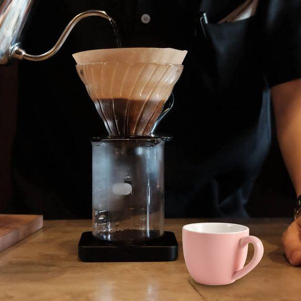 homEdge Mini Procelain Espresso Cup, 3 Ounces / 90 ml Tiny Coffee Mugs Demitasse for Espresso, Tea- Set of 6, Pink 1