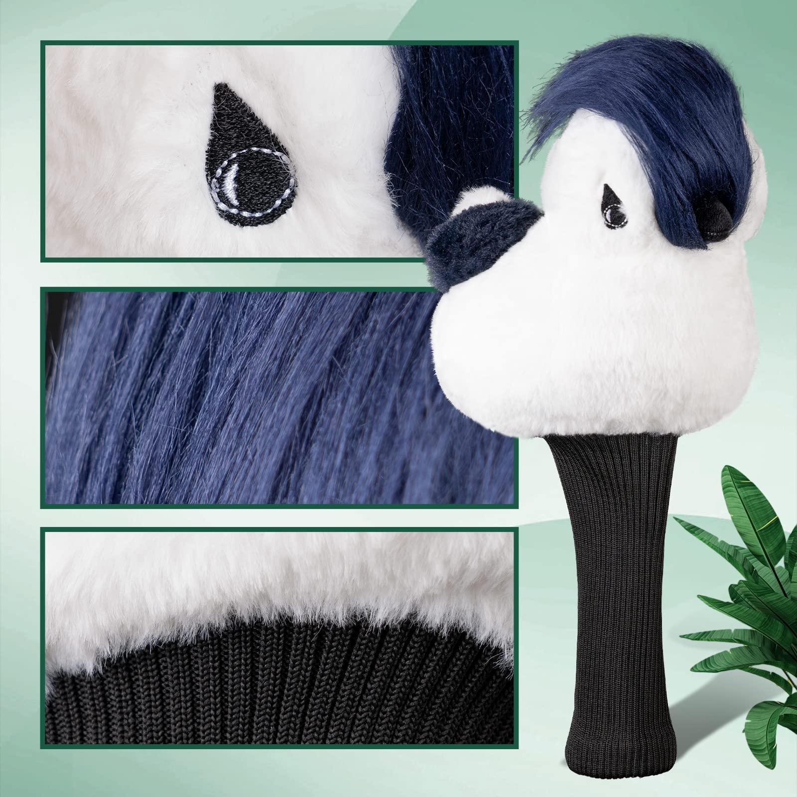 Bird with Blue Hair Plush Driver Headcover Fits up to 460cc Head 2