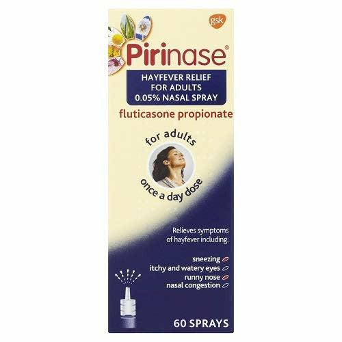 Pirinase Hayfever Relief for Adults 0.05% Nasal Spray 60 Sprays 0