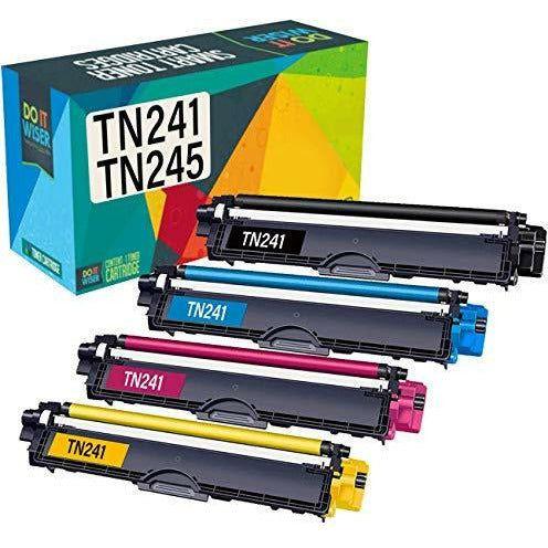 Do it wiser Compatible Toner Cartridge Replacement for Brother TN241 TN245 for DCP-9020CDW DCP-9015CDW HL-3140CW HL-3150CDW 3170CDW MFC-9340CDW 9140CDN 0
