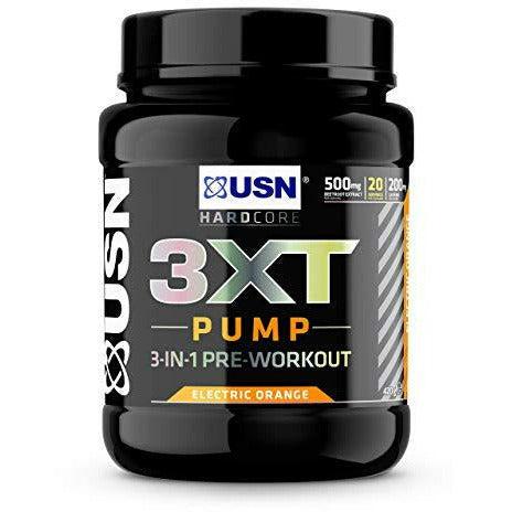 USN 3XT Pump Orange 420 g: Pre Workout Supplement Energy Drink With Caffeine, Enxtra and AstraGin 0