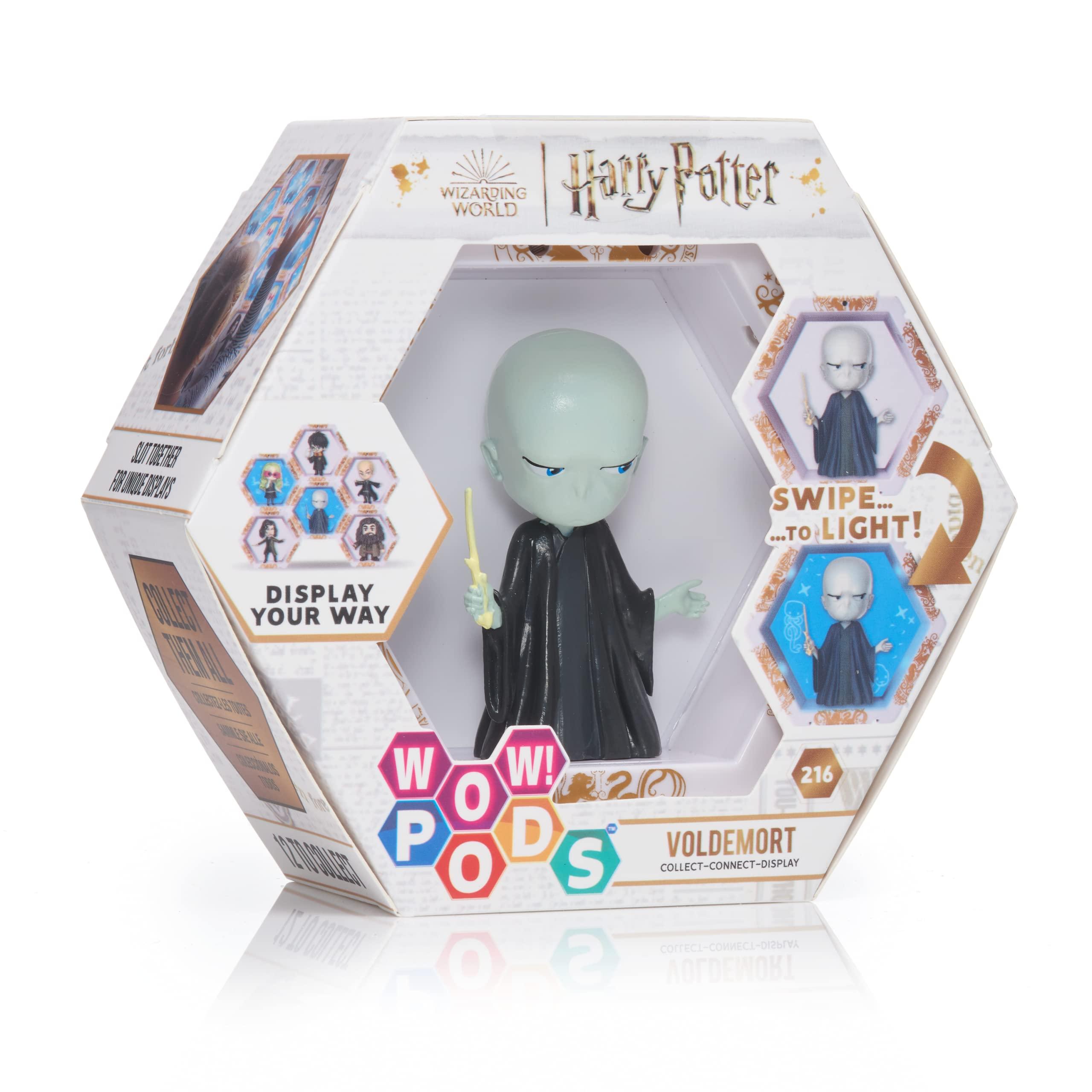 WOW! PODS Harry Potter Voldemort Wizarding World Light-Up Bobble-Head Figure | Official Toy-with Mystery Light Reveal | Collect Connect and Display, Multicolor 0