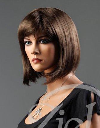 Forever Young UK Ladies Short Medium Brown Wig in Classy Bob Style
