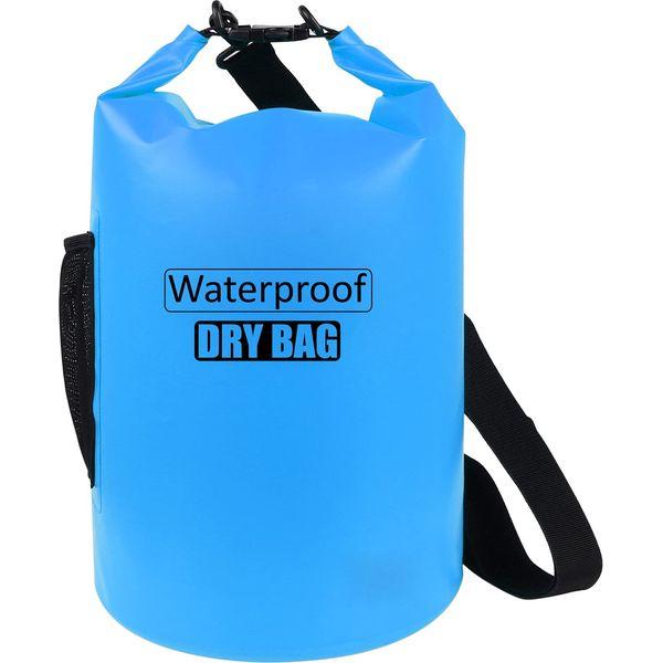 AILGOE Waterproof Bag 5L/10L/15L/20L/25L/30L/40L,Lightweight Dry Bag with Long Adjustable Shoulder Strap Perfect for Drifting/Boating/Kayaking/Fishing/Rafting/Swimming/Campingï¼Blue,30L 0
