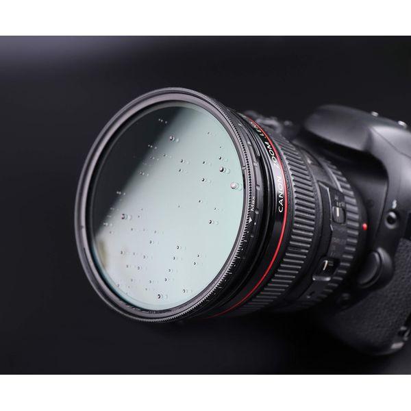 Fotga 43mm Ultra Slim Multi-coating MC Variable Ajustable ND Neutral Density Lens Filter ND2 to ND4 ND8 ND16 ND32 ND64 ND400 for DSLR Mirrorless Camera No X-cross 3