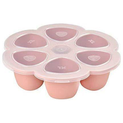BÃÂ©aba - 6 Compartment Baby Food Multiportions - Silicone Food Storage - 150 ml - Pink 4
